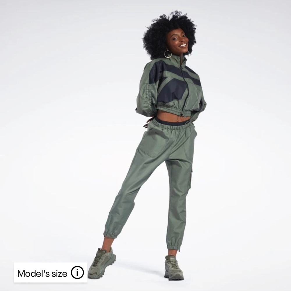 Cardi B x REEBOK 2 PC Color Block Track Suit